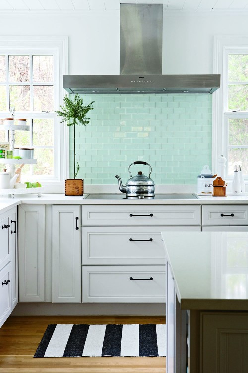 Blue Kitchen Tiles
 Color Roundup Using Sky Blue in Interior Design The