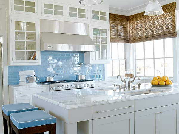 Blue Kitchen Tiles
 Kitchens With COLOR Blue