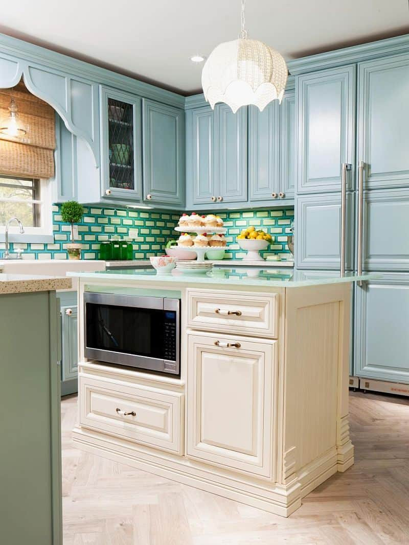 Blue Kitchen Tiles
 Kitchen Colors Color Schemes and Designs