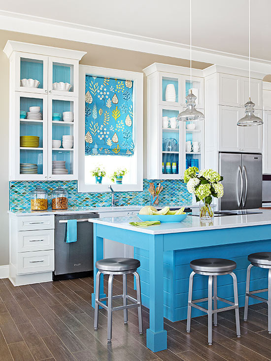 Blue Kitchen Tiles
 Blue Backsplash