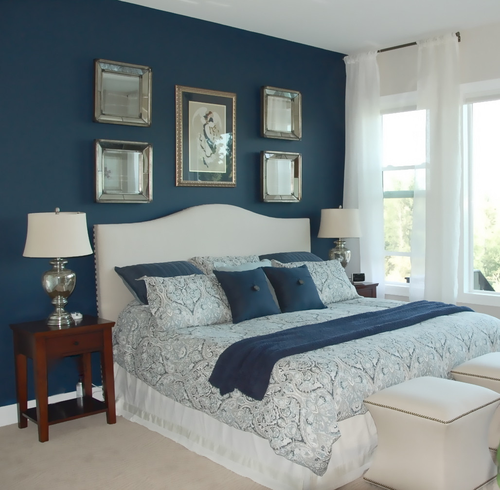 Blue Painted Bedroom
 How to Apply the Best Bedroom Wall Colors to Bring Happy