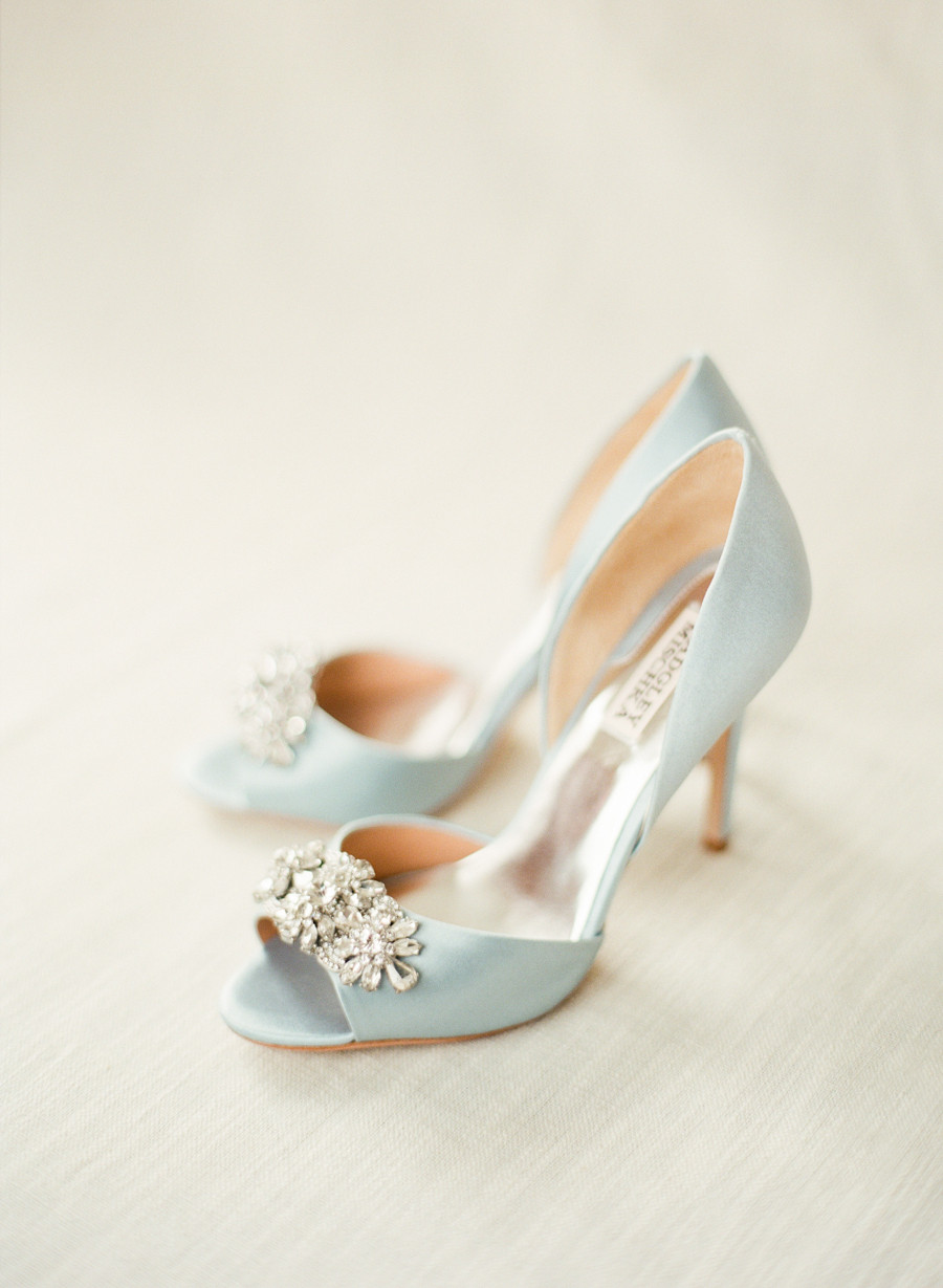 Blue Shoes Wedding
 Badgley Mischka Tiffany Blue Wedding Shoes Elizabeth