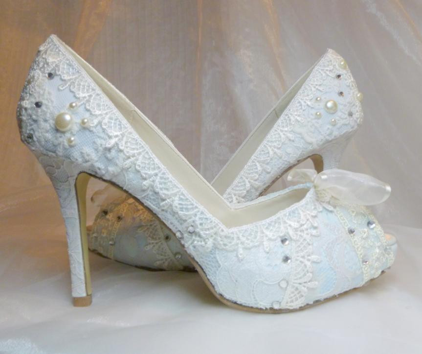 Blue Shoes Wedding
 A Wedding Addict Baby Blue Wedding Shoes