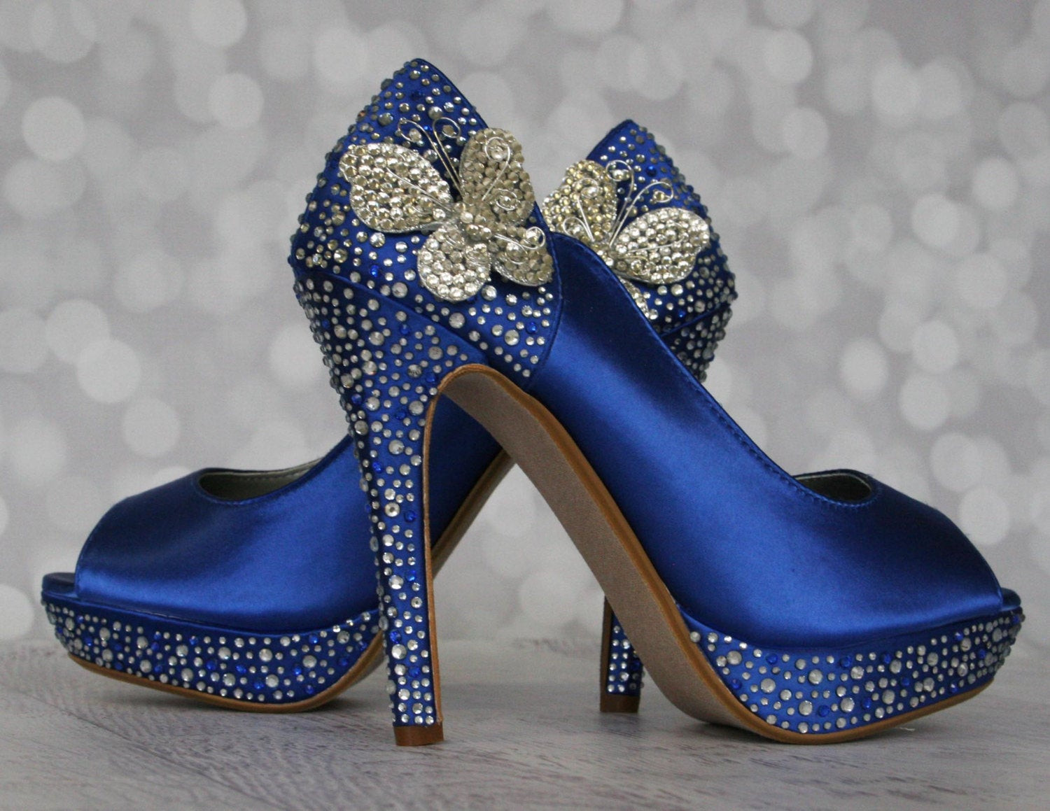 Blue Shoes Wedding
 Butterfly Wedding Blue Wedding Shoes Something Blue