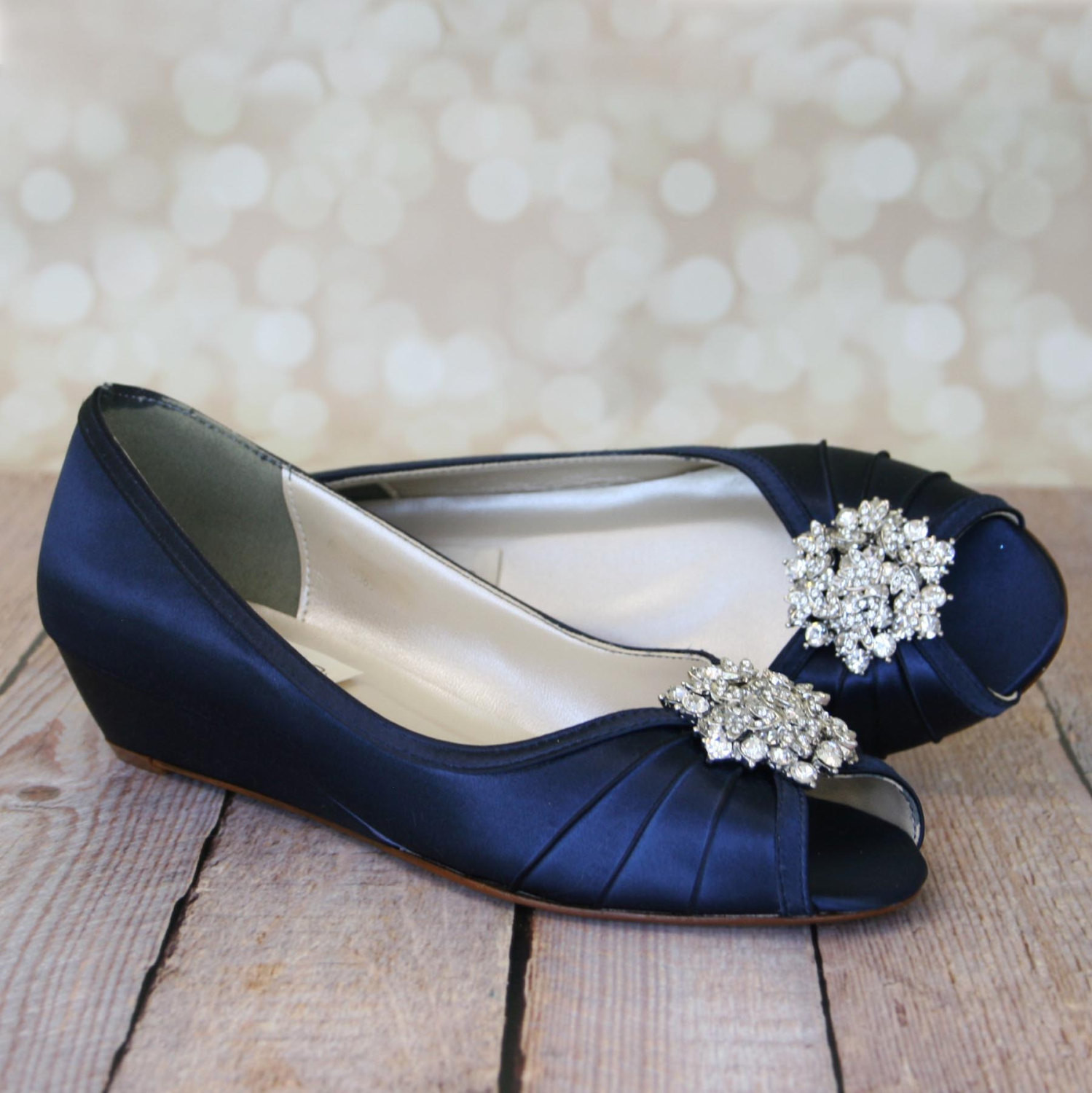Blue Shoes Wedding
 Blue Wedding Shoes Navy Blue Shoes Custom Wedding Shoes