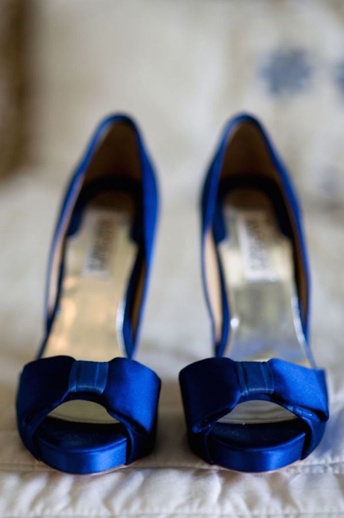 Blue Shoes Wedding
 Blue Wedding Shoes that Dazzle MODwedding