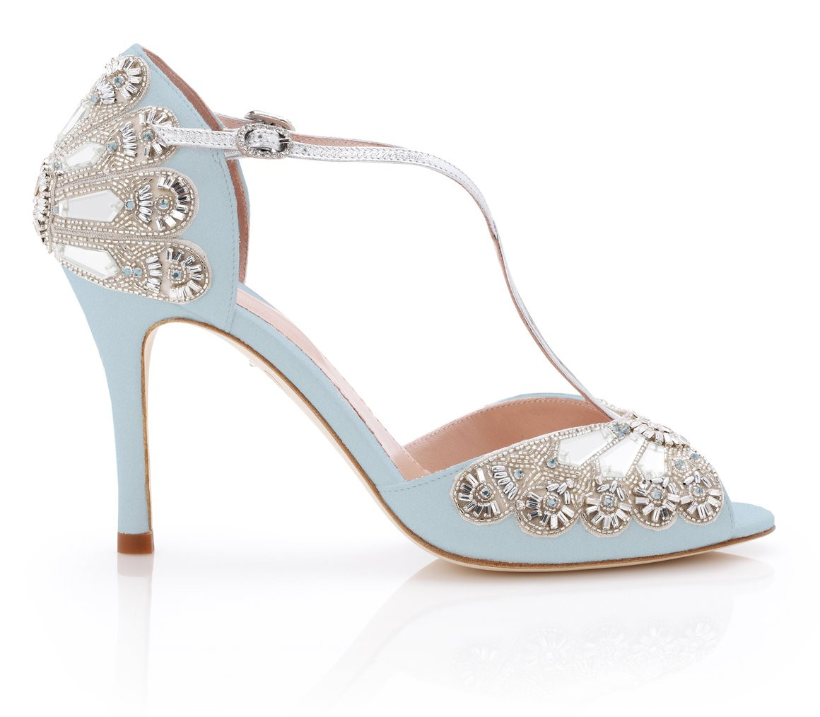 Blue Shoes Wedding
 Bridal Shoes Beautiful Designer Wedding Shoes