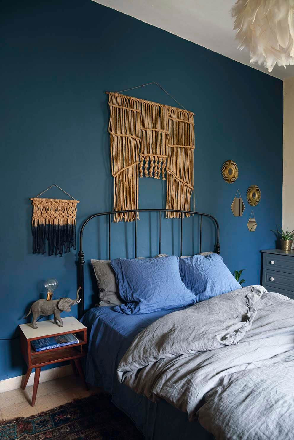 Blue Wall Art For Bedroom
 This Is How To Decorate With Blue Walls