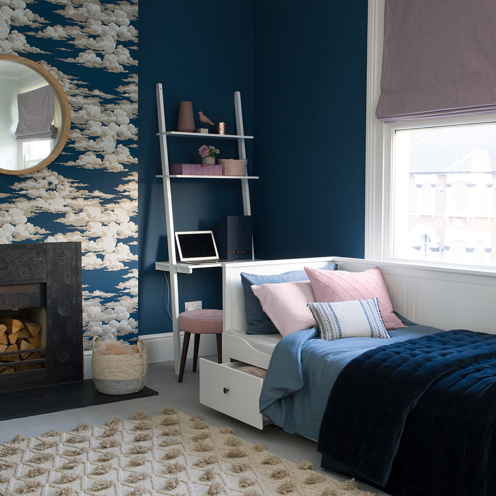 Blue Wall Art For Bedroom
 Blue bedroom ideas – see how shades from teal to navy can