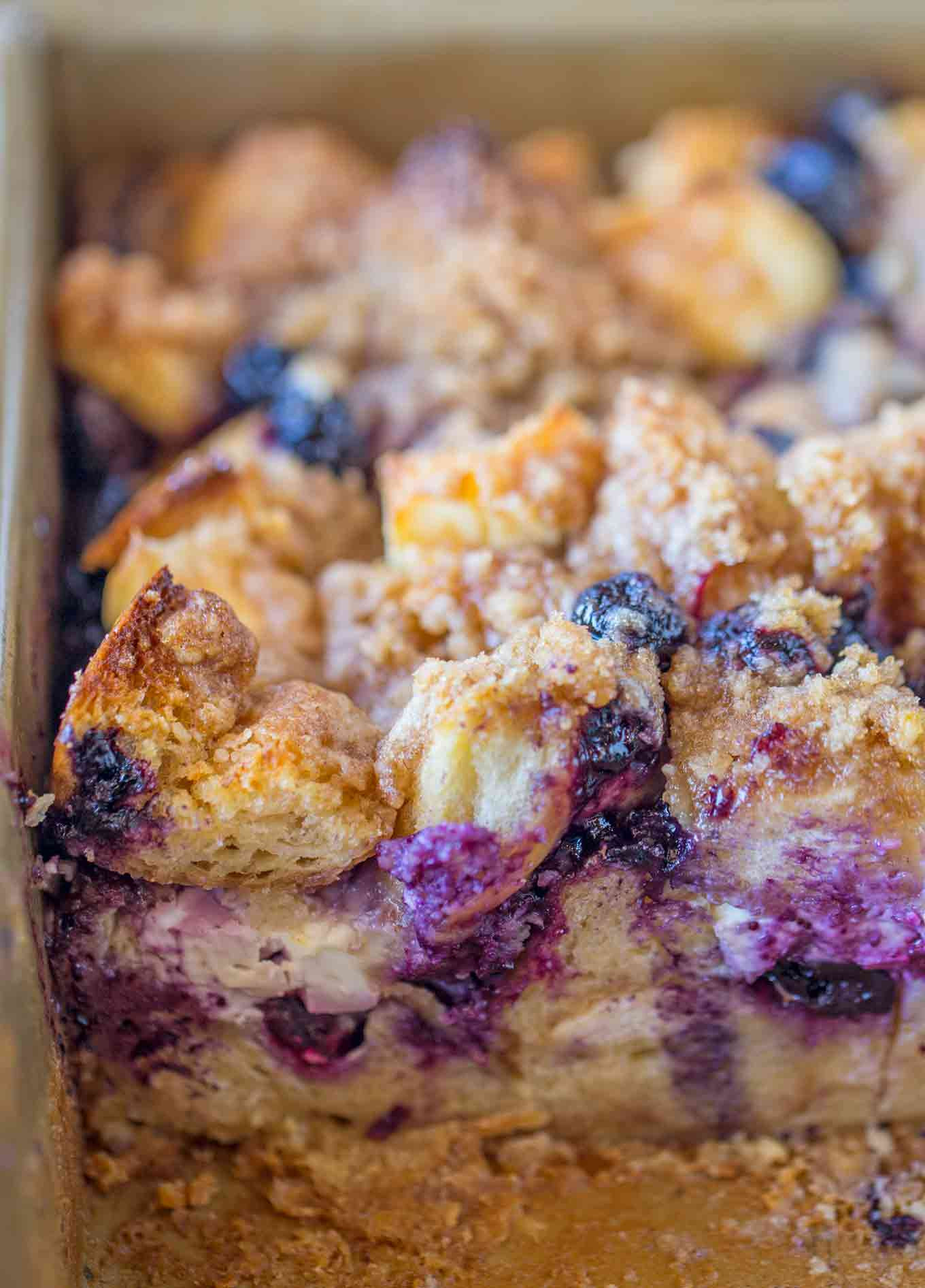 Blueberry Cream Cheese French Toast
 Blueberry Cream Cheese French Toast Bake Dinner then