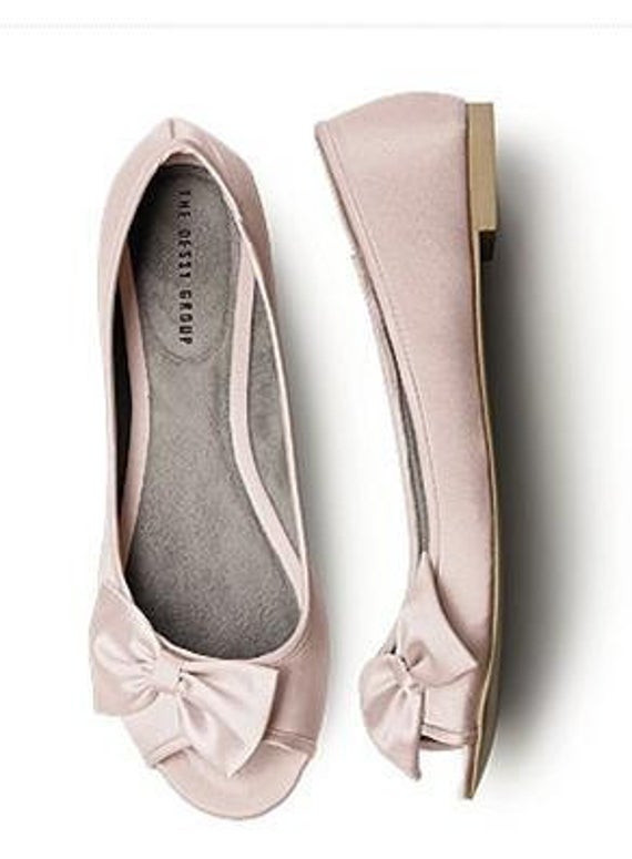 Blush Colored Wedding Shoes
 Blush colored wedding shoes ballet flats wedding flats