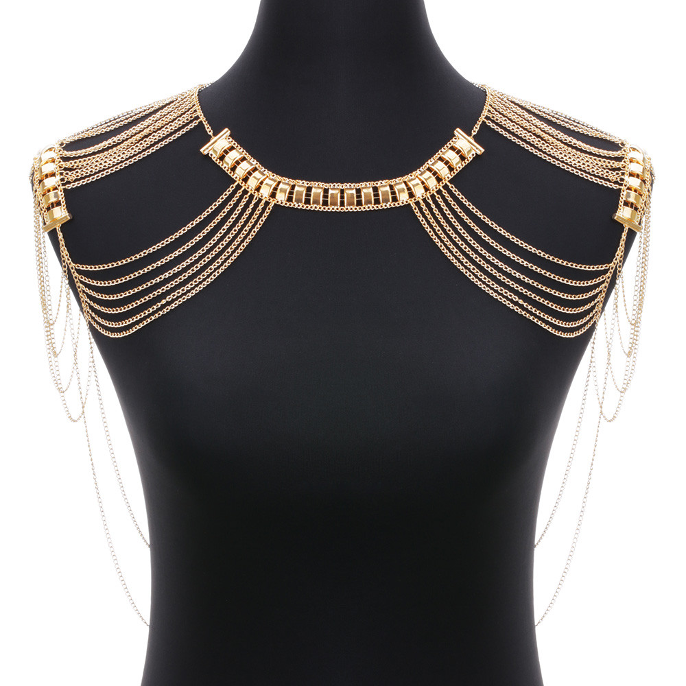 Body Jewelry Shoulder
 Classic Style Jewelry Statement Necklace Body Chain