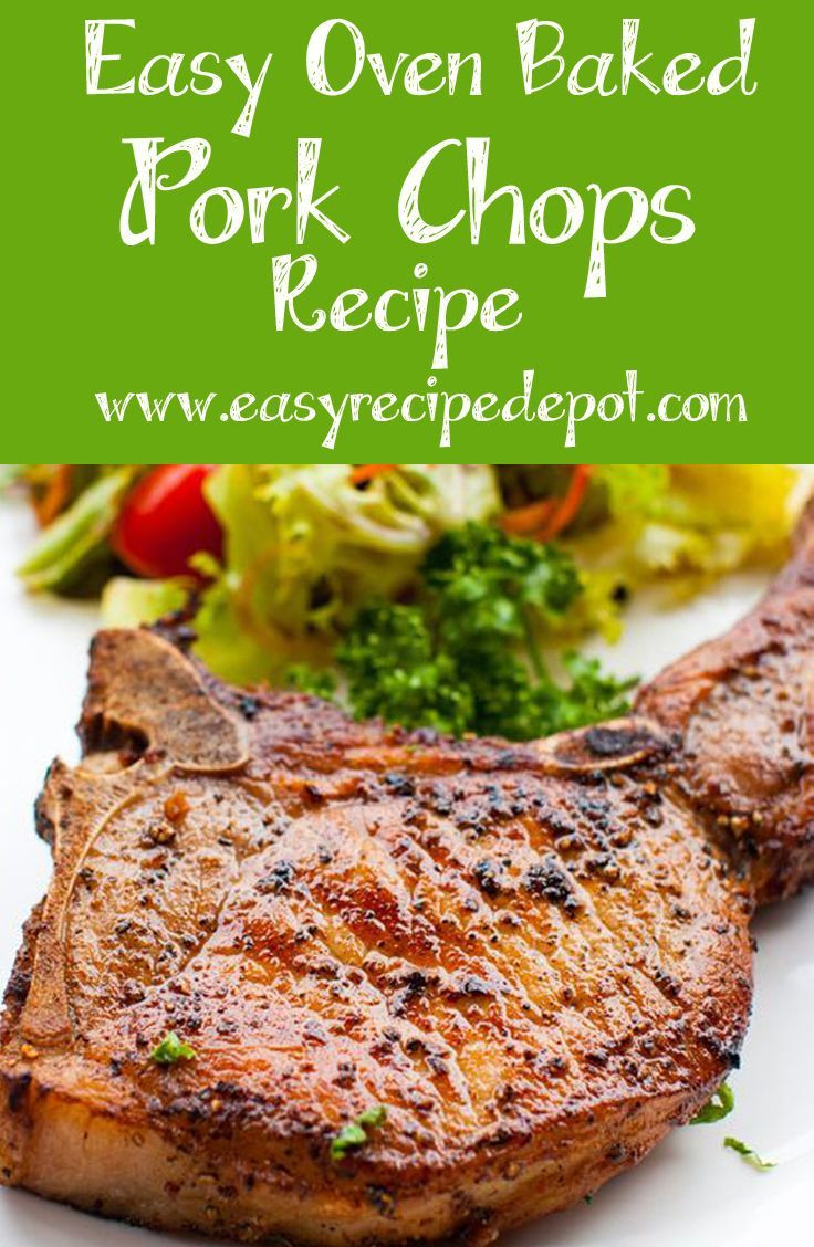 Bone In Pork Chops In Oven
 baked bone in pork loin chops recipes