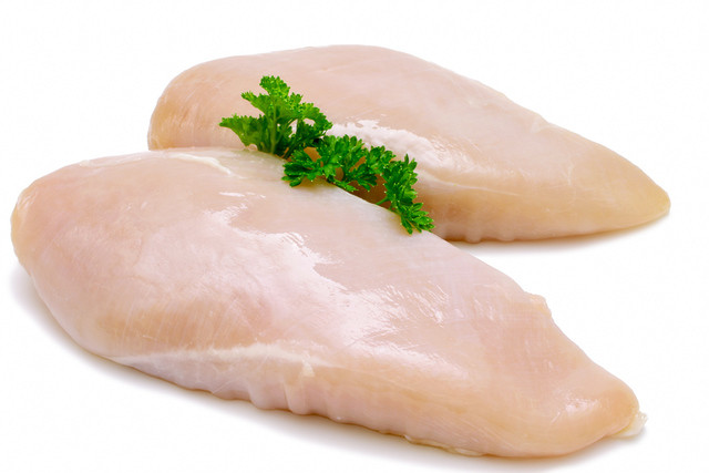 Boneless Chicken Breasts
 Chicken breast halves boneless skinless about