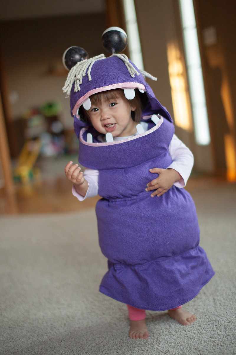 Boo Costume DIY
 Boo from Monster s Inc My Daughter s Halloween Costume