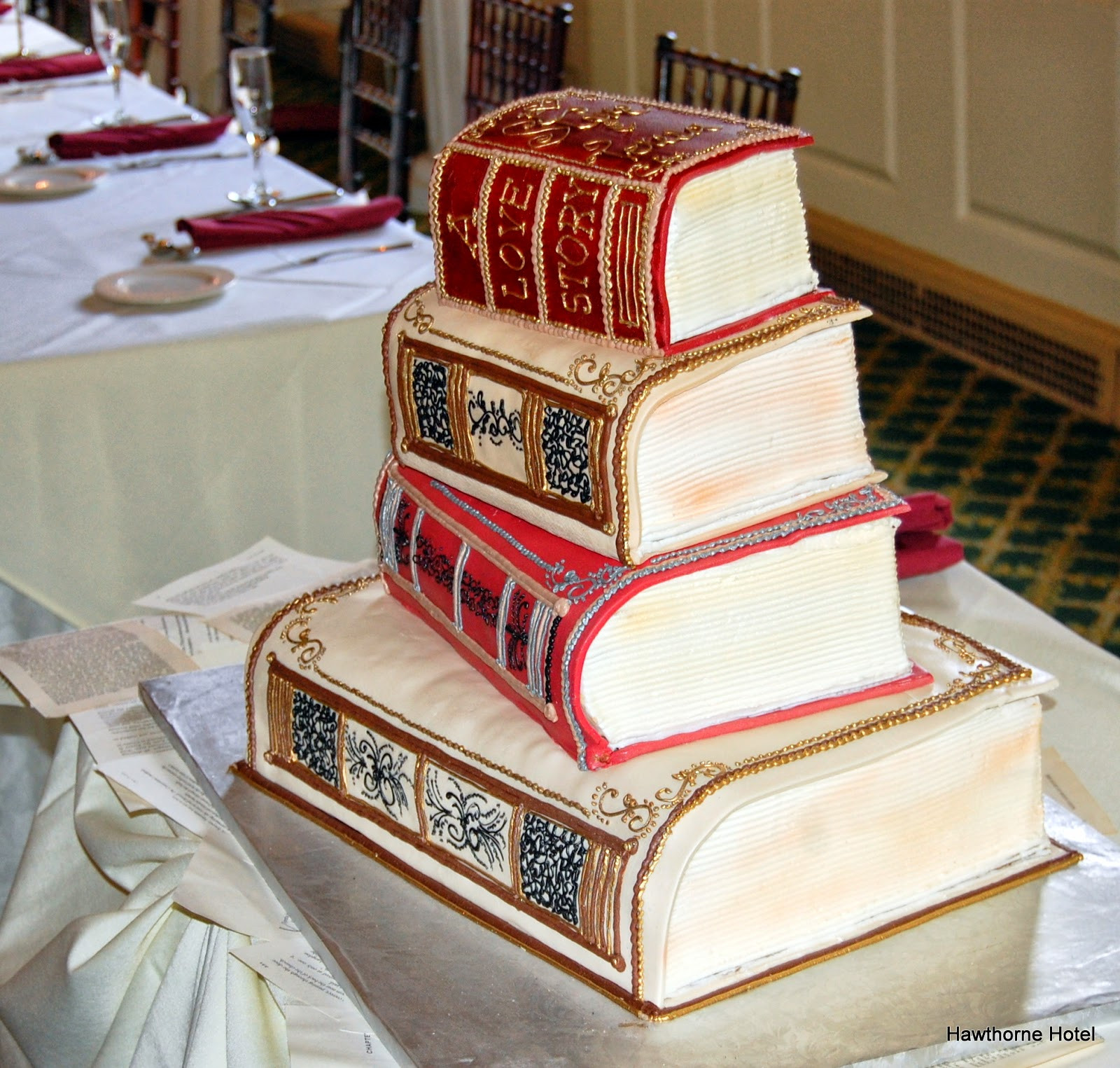 Book Themed Wedding
 Weddings at the Hawthorne Hotel Literary Book Themed Wedding