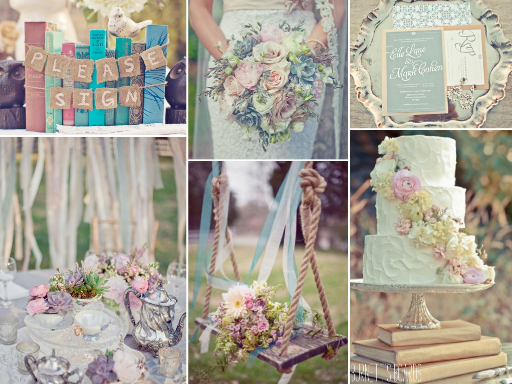 Book Themed Wedding
 Vintage Book Themed Wedding