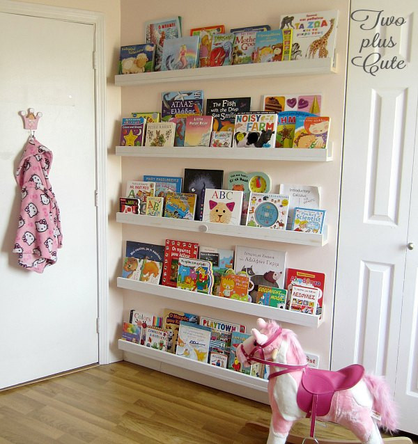 Bookshelf Ideas For Kids Room
 DIY Bookcase Ledges for Our Nursery