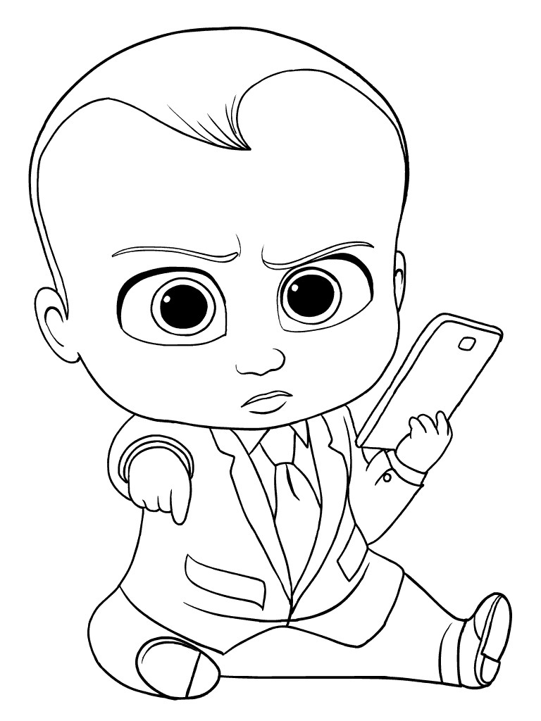 Boss Baby Coloring Page
 15 Free Printable The Boss Baby Coloring Pages