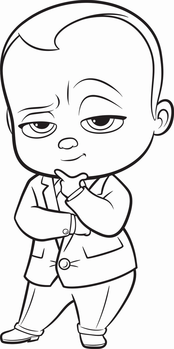 Boss Baby Coloring Page
 The Boss Baby Coloring Pages