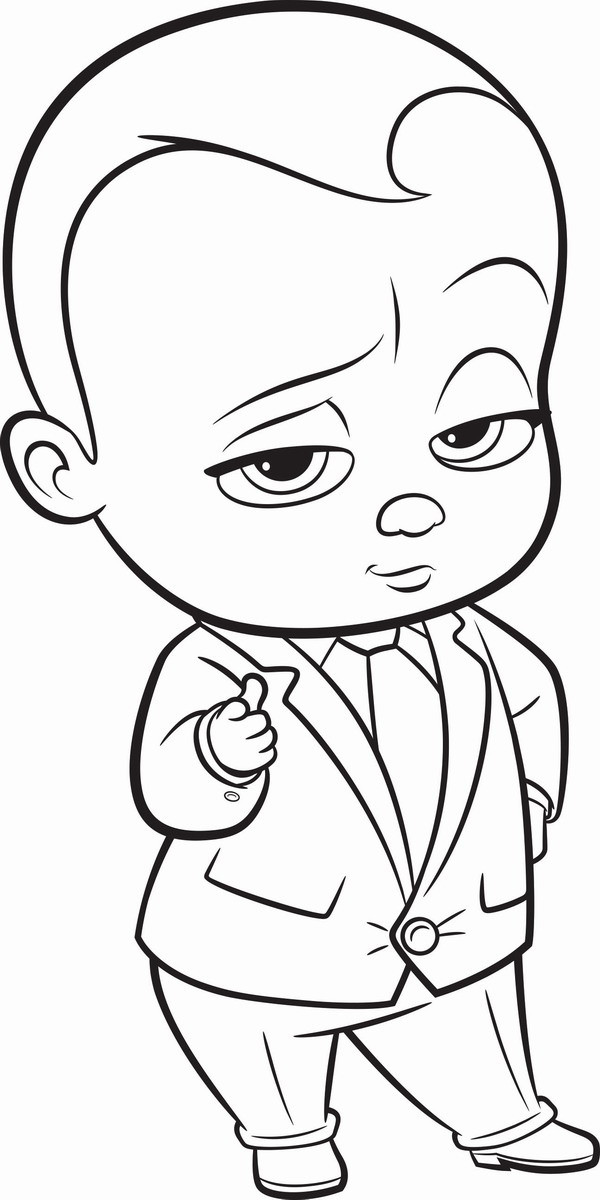 Boss Baby Coloring Page
 The Boss Baby Coloring Pages