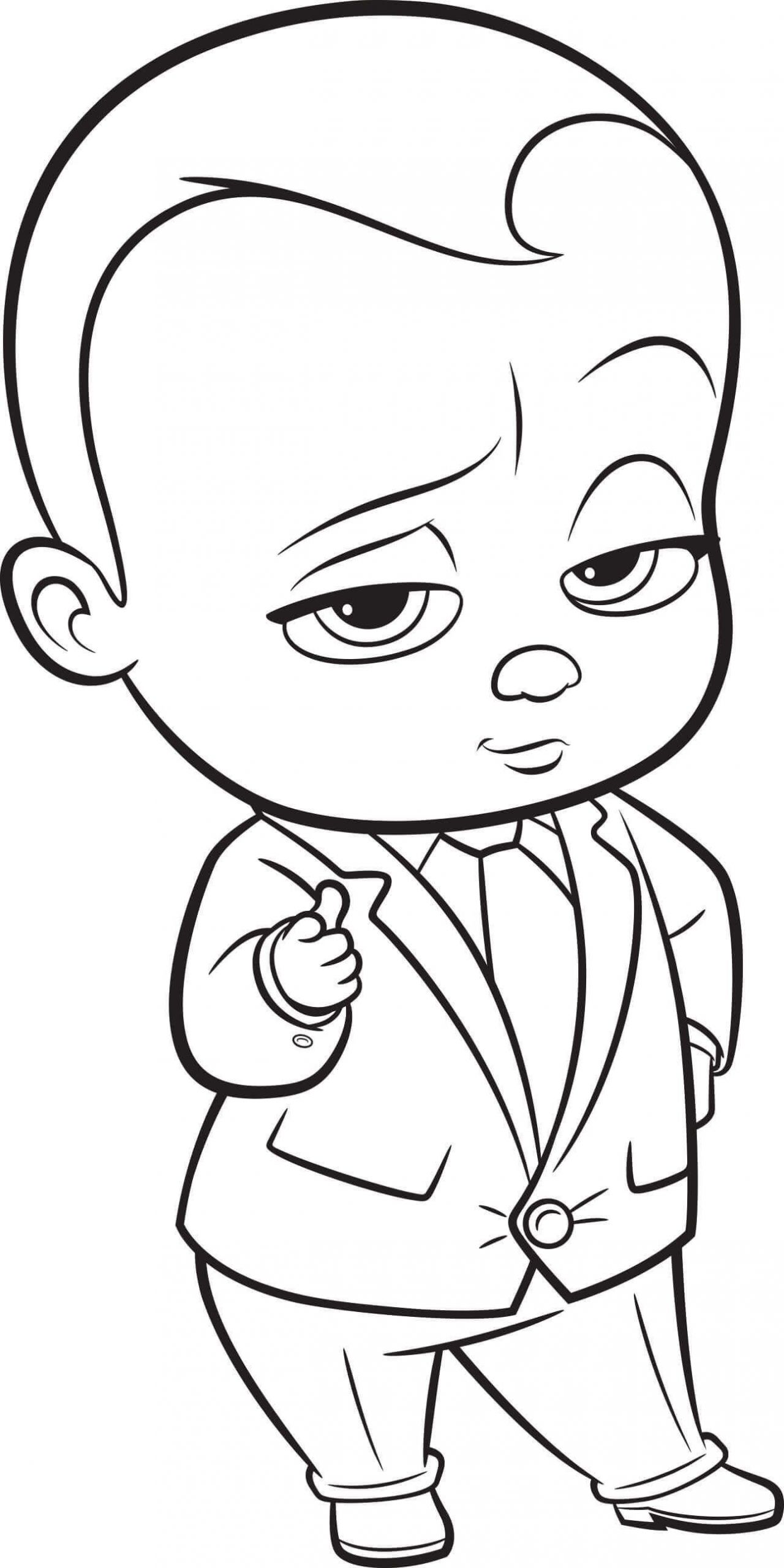 Boss Baby Coloring Page
 Top 10 The Boss Baby Coloring Pages