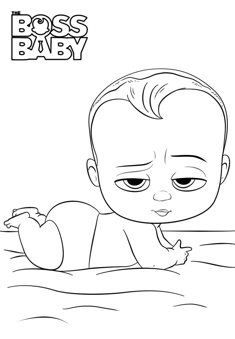 Boss Baby Coloring Page
 15 Free Printable The Boss Baby Coloring Pages