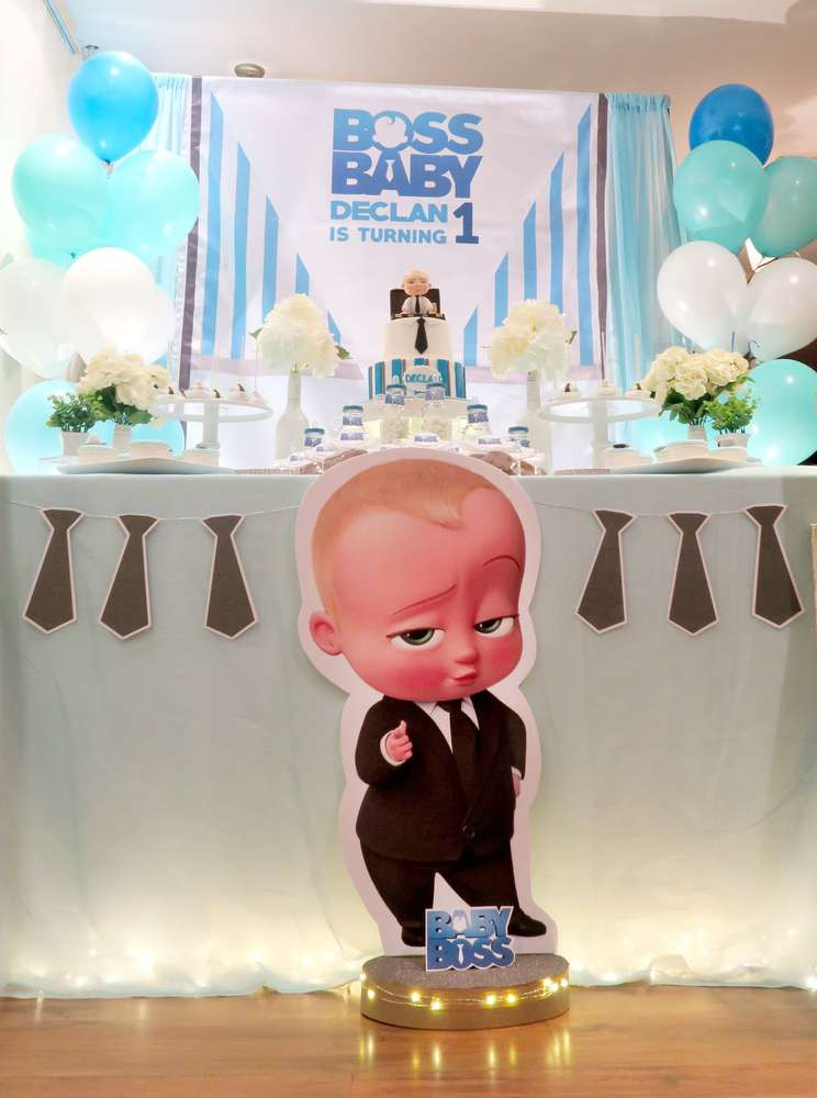 Boss Baby Party Ideas
 Baby Boss Theme Birthday Party Ideas