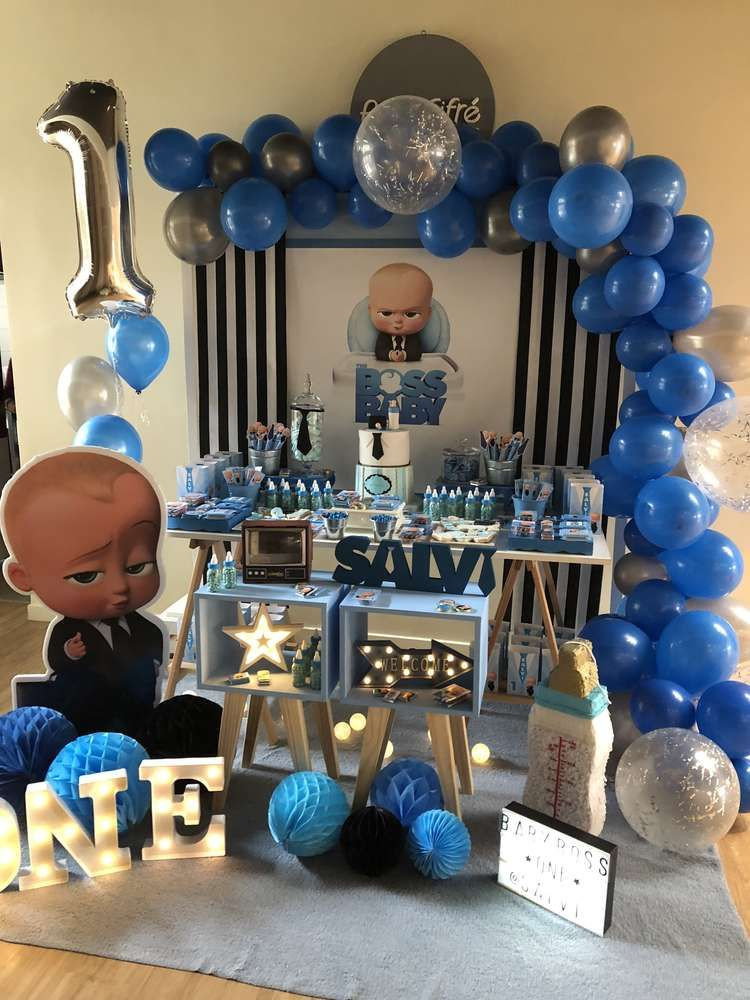 Boss Baby Party Ideas
 Baby Boss Birthday Party Ideas With images