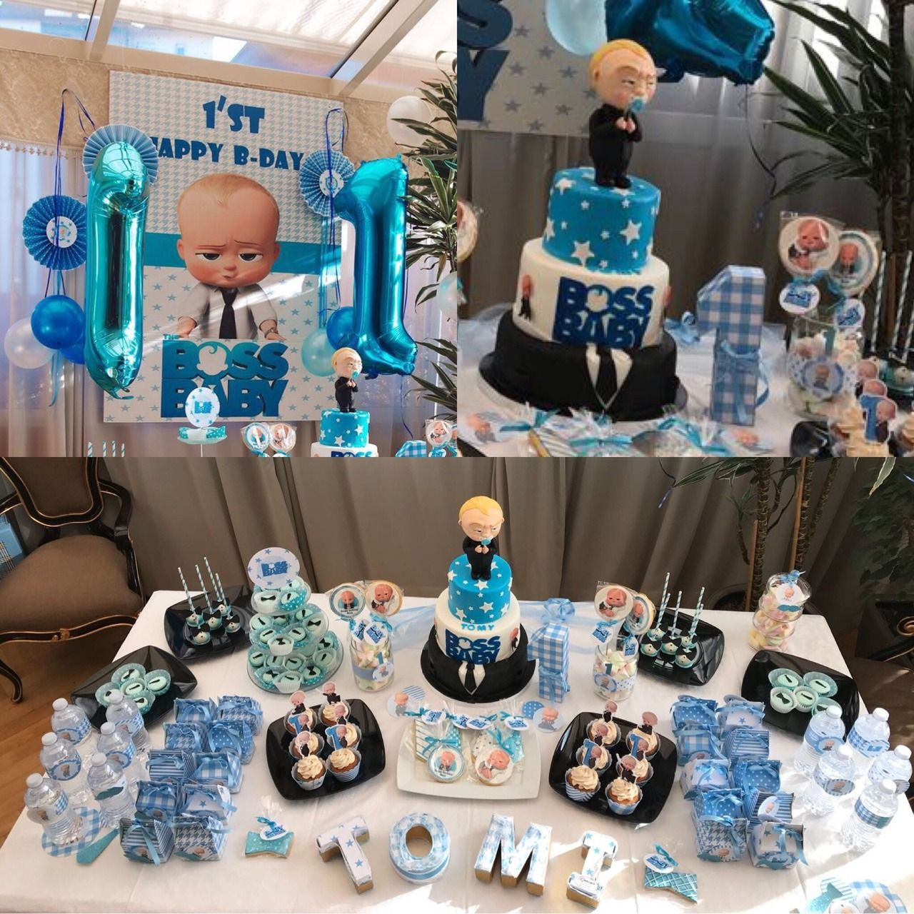 Boss Baby Party Ideas
 Baby boss party theme Sweet table