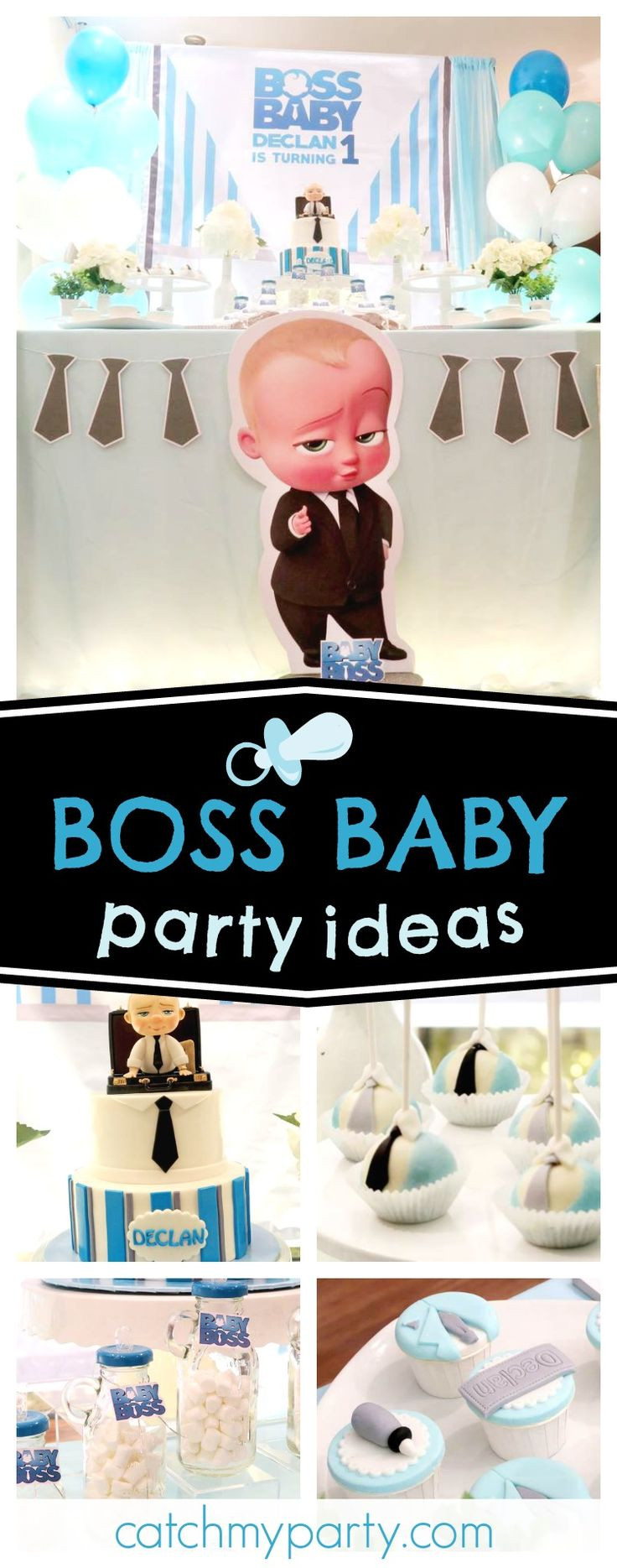 Boss Baby Party Ideas
 1843 best Boy Birthday Party Ideas & Themes images on