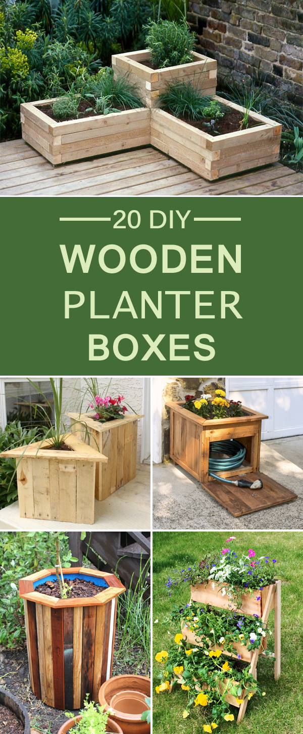Box Planter DIY
 20 DIY Wooden Planter Boxes for Your Yard or Patio