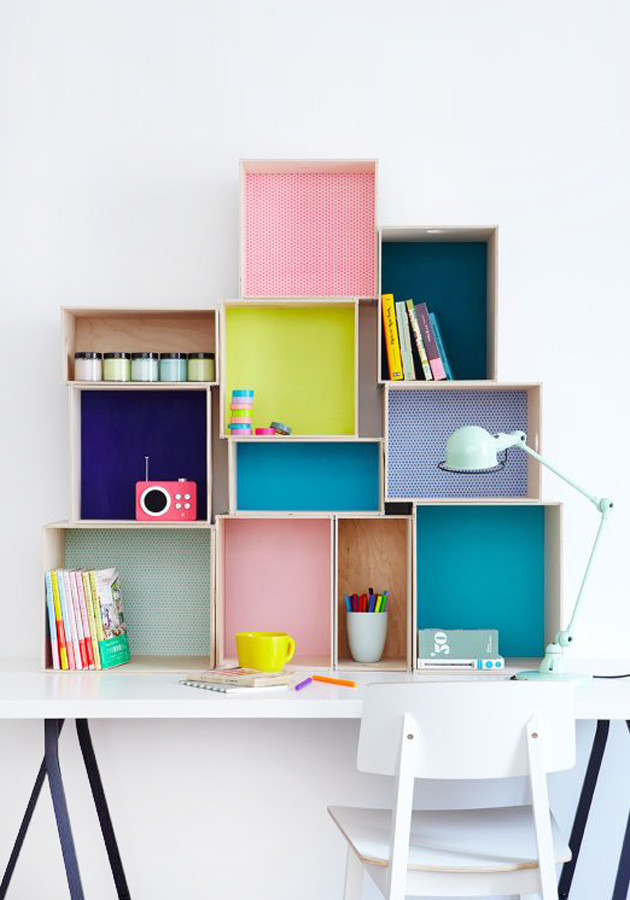 Box Shelf DIY
 Chicdeco Blog
