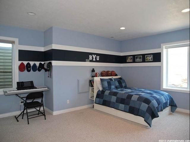 Boy Bedroom Paint Ideas
 Boys Room idea striped paint This would be perfect with
