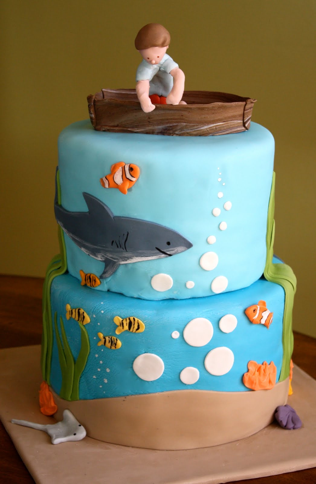 Boy Birthday Cake Ideas
 Baker s Cakes Under the Sea Birthday Cake