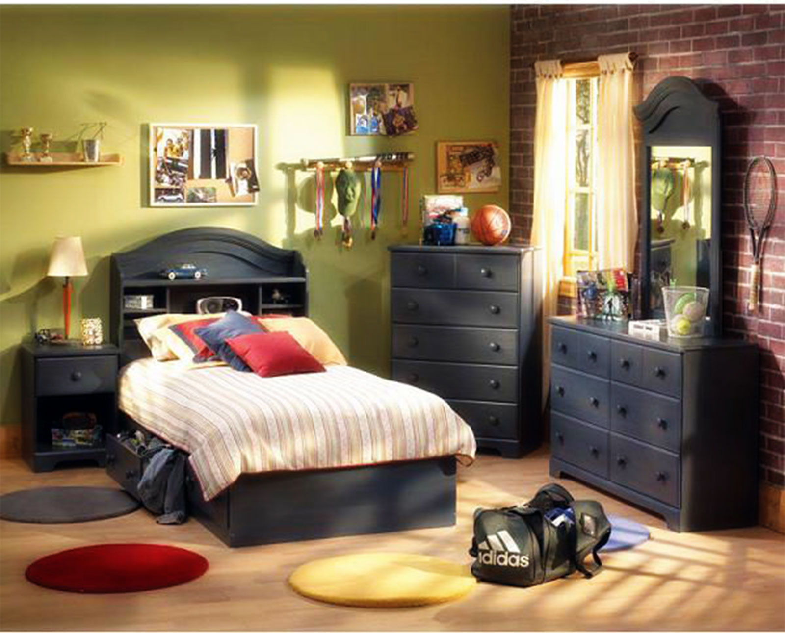 Boy Full Bedroom Sets
 Full Gray Bed Set For Teenage Boys Furniture Ideas