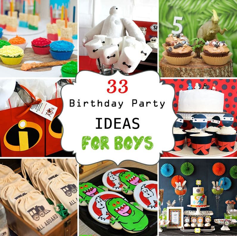 Boys Birthday Gift Ideas
 33 Awesome Birthday Party Ideas for Boys