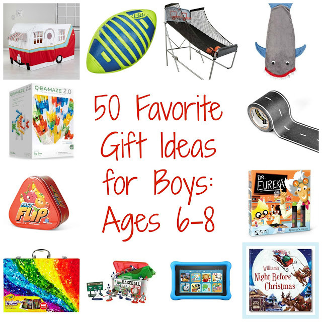 Boys Gift Ideas Age 6
 50 Favorite Gift Ideas for Boys Ages 6 8 The Chirping Moms