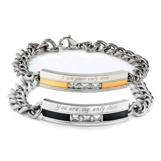 Bracelet For Girlfriend
 jewels his and hers bracelets girlfriend boyfriend