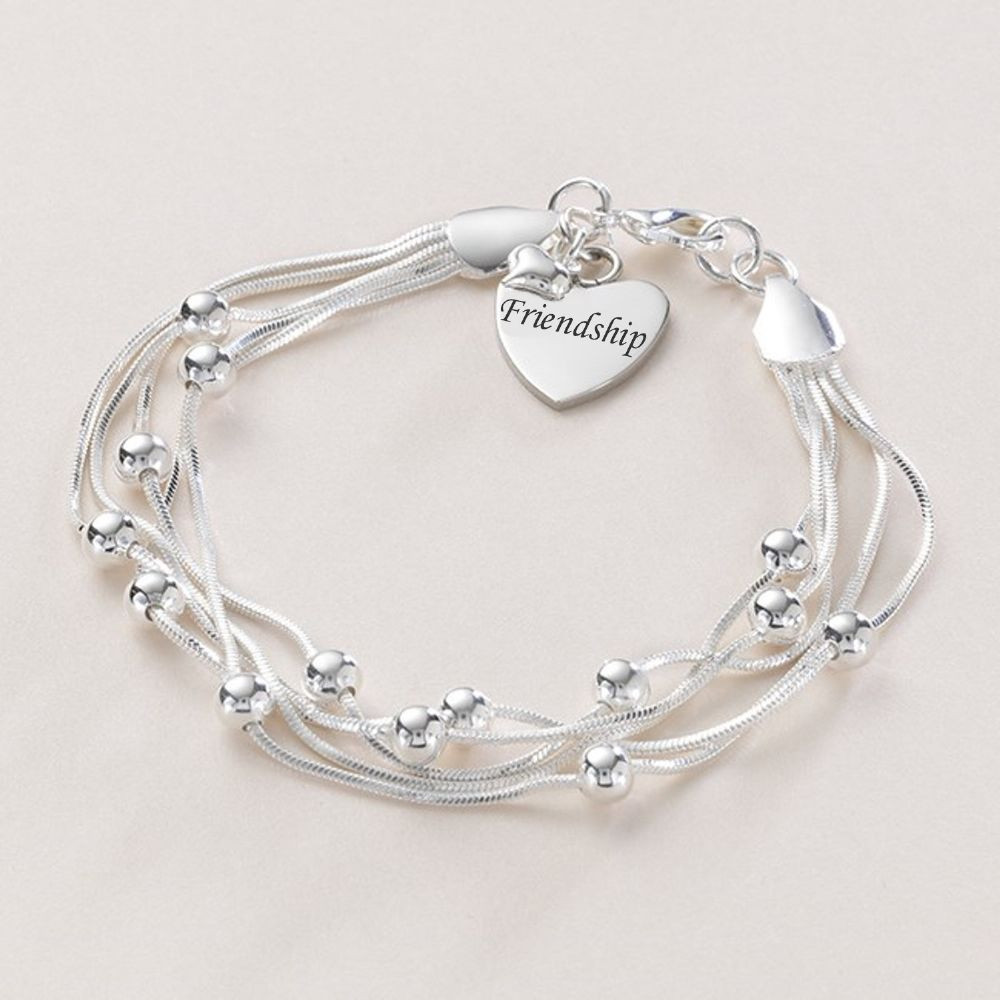 Bracelets For Girls
 Friendship Bracelet with Any Engraving