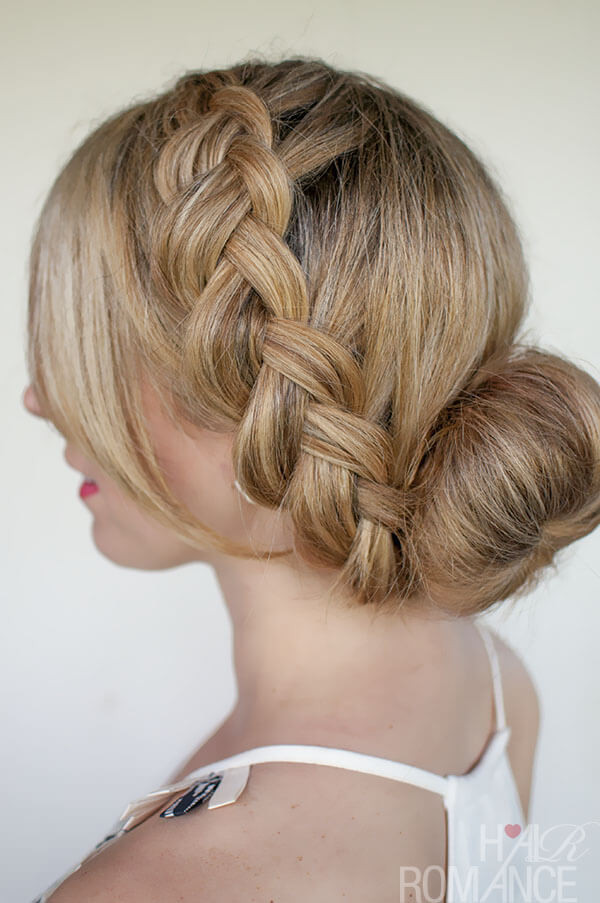 Braid Bun Hairstyles
 Braids and Buns Hairstyles For Brides and Girls