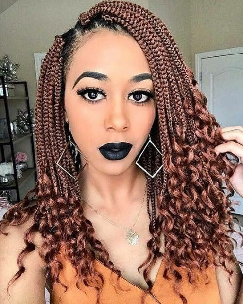 Braided Curls Hairstyle
 Boost your Next Hairstyle with Short Box Braids