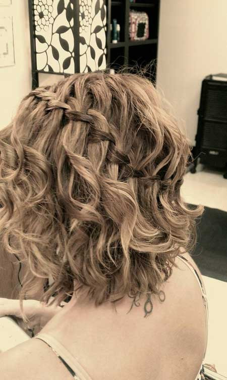 Braided Curls Hairstyle
 Latest Short Bridal Hairstyles 2013