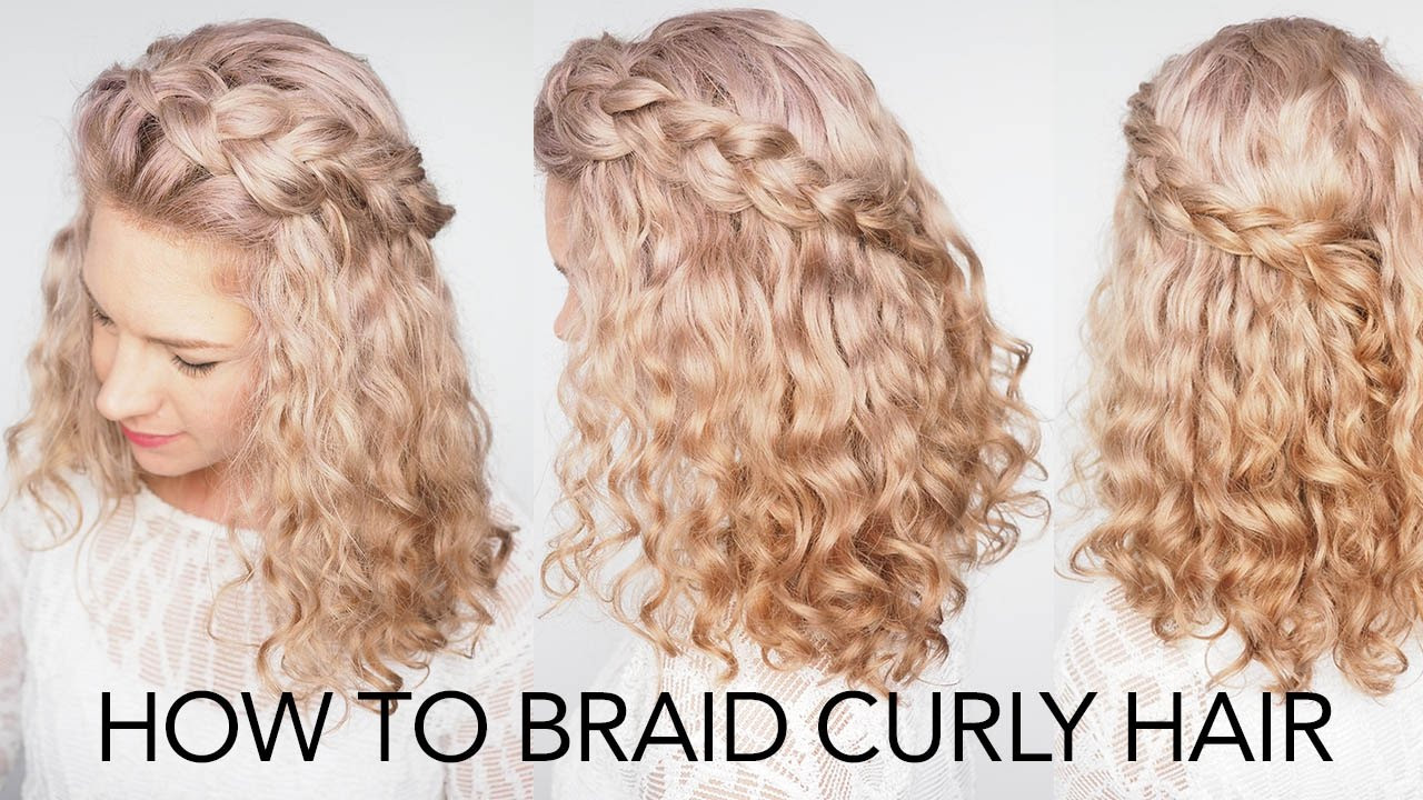 Braided Curls Hairstyle
 How to braid curly hair 5 top tips a quick and easy