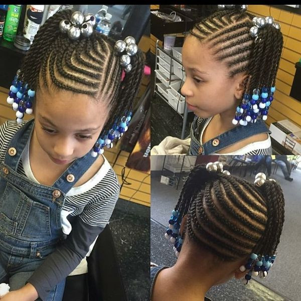Braided Hairstyles For Kids With Beads
 Braids for Kids Black Girls Braided Hairstyle Ideas in