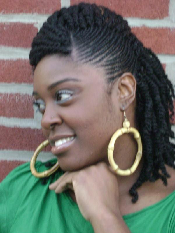 Braiding Twist Hairstyles
 Twists braids with roll hairstyle thirstyroots