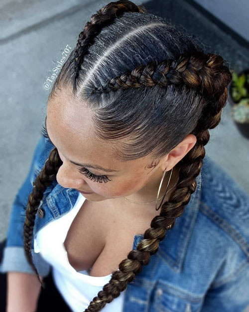 Braids Hairstyles 2020 White Girl
 50 Cool Cornrow Braid Hairstyles To Get in 2020