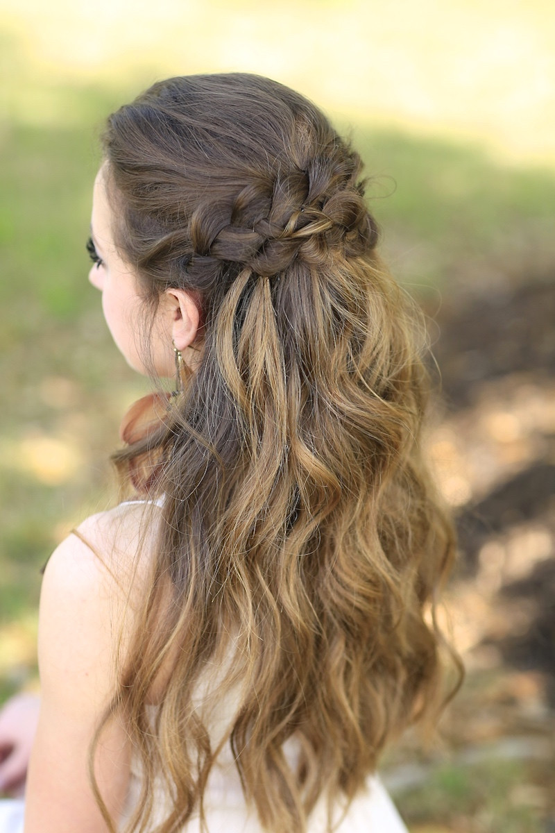 Braids Hairstyles For Prom
 Braided Half Up Prom Hairstyles