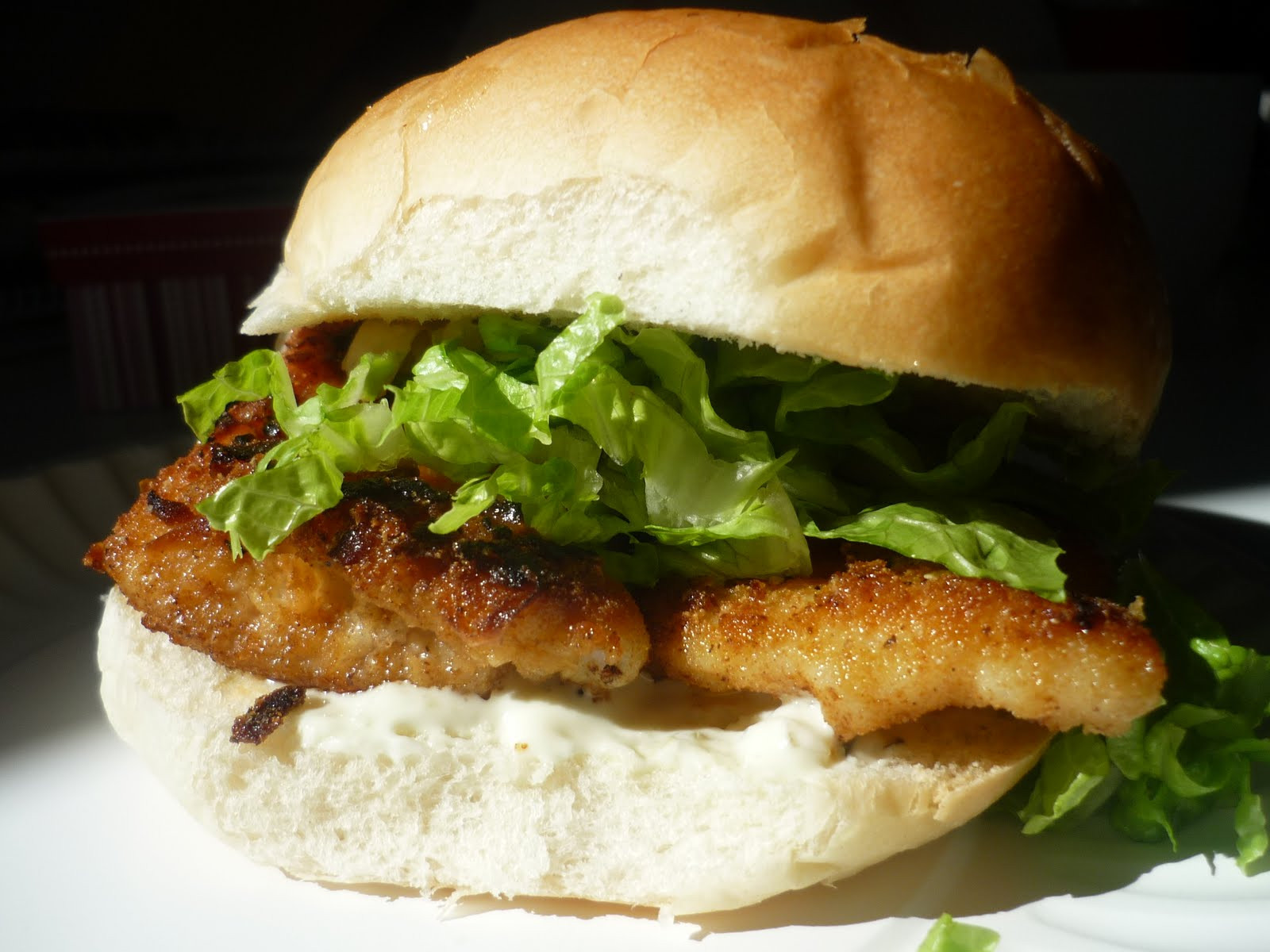 Breaded Pork Tenderloin Sandwich Recipe
 Breaded Pork Tenderloin Sandwich on Toasted Egg Bun Lemon