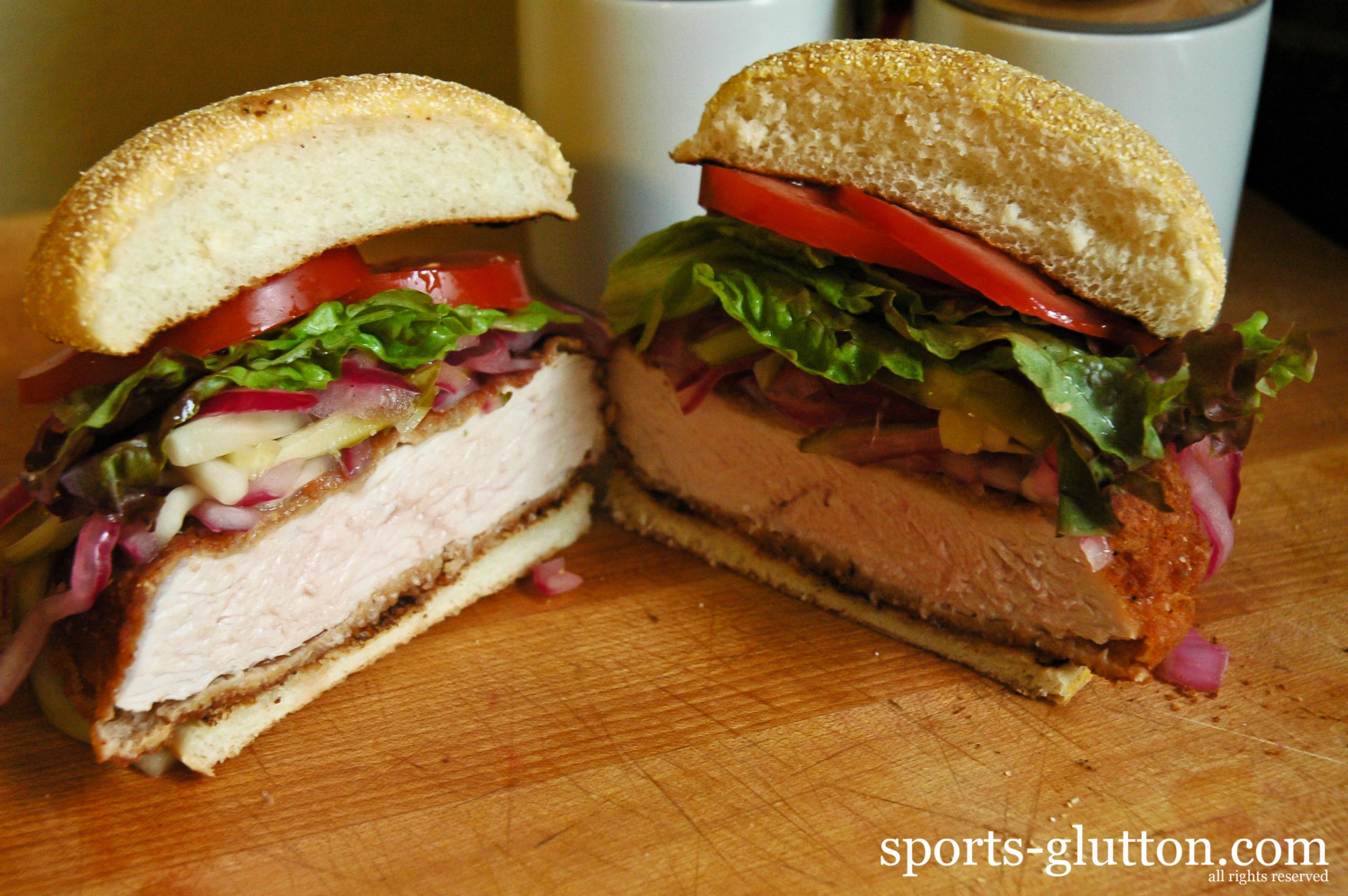 Breaded Pork Tenderloin Sandwich Recipe
 Indianapolis Colts Breaded Pork Tenderloin Sandwich